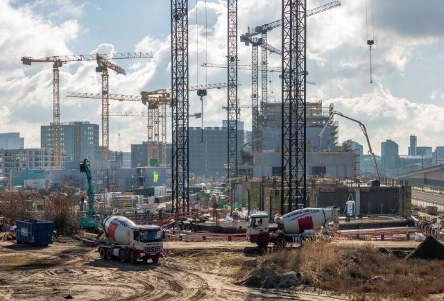 Nach den Vorgaben des Koalitionsvertrages von SPD, Grünen und Linke soll es bald überall in Berlin so aussehen, wie in der Europa-City am Hauptbahnhof.