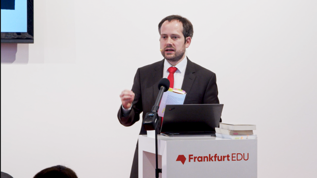 SGP-Vorsitzender Christoph Vandreier auf der Frankfurter Buchmesse