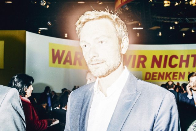 Die Lichtfigur der Liberalen: Finanzminister Christian Lindner