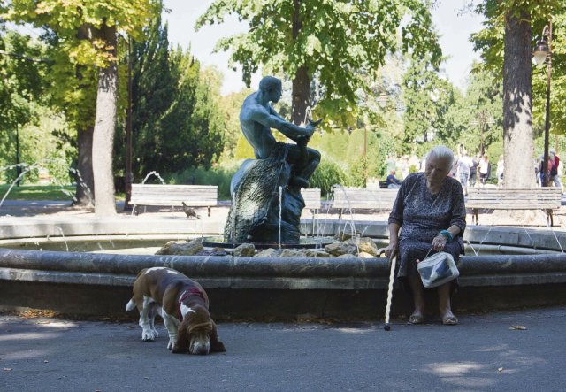 35 Grad werden auch in Belgrad, hier im Bild, oft erreicht. Schattige Brunnen sind in vielen europäischen Großstädten rar geworden.