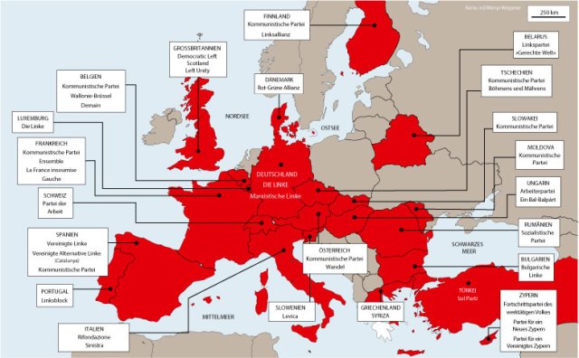 Parteien der Europäischen Linken