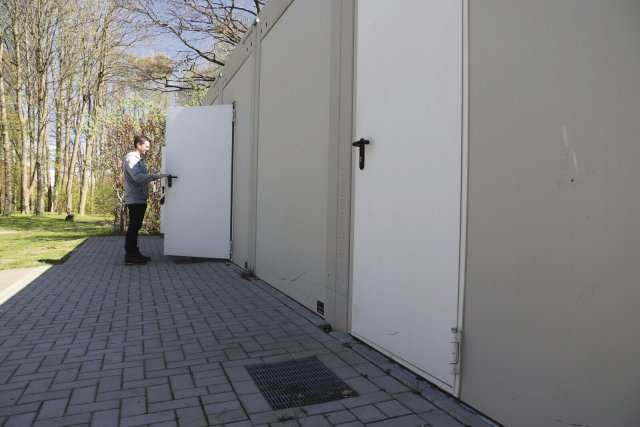 Der Unterricht an der Von-Aldenburg-Schule findet teilweise im Container statt.