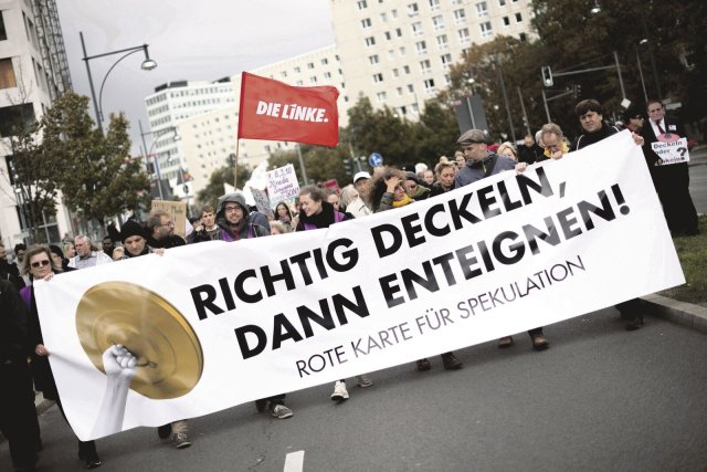 Bei den Kämpfen um die Rechte von Mieterinnen und Mietern mischt die Linke schon lange mit.