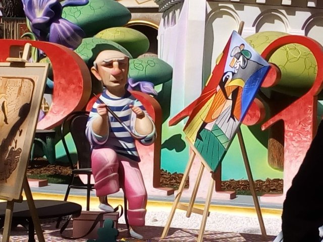 Pablo Picasso wird selbst zur Kunst: hier in Valencia