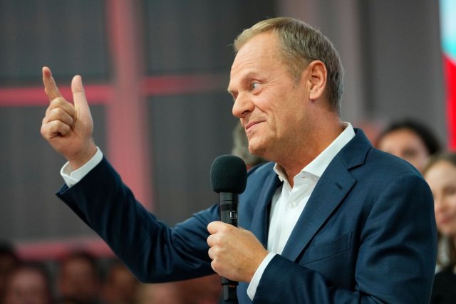 Oppositionsführer Donald Tusk könnte nach der Parlamentswahl der neue starke Mann Polens werden. In Berlin und Kiew würde man sich darüber freuen.