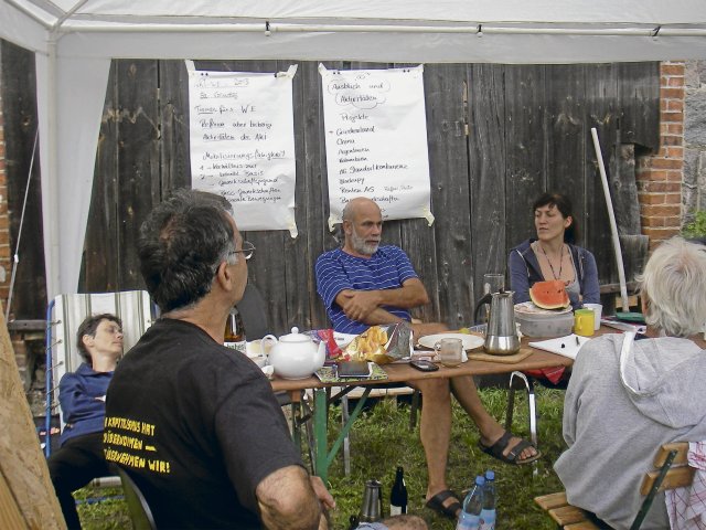 Klaus Murawski auf einer der jährlichen Klausurfahrten des Aki