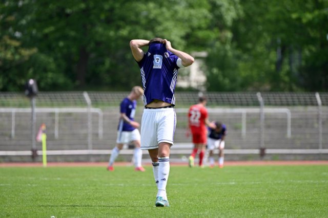 Lila-weißer Niedergang: TeBe knödelt nun in der 5. Liga rum.