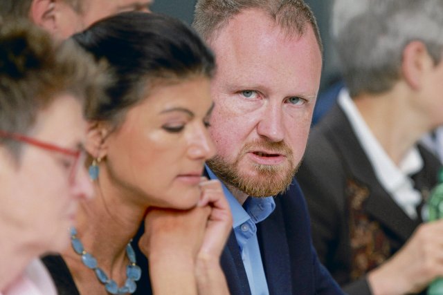 Enge Vertraute: BSW-Vorsitzende Sahra Wagenknecht, Generalsekretär Christian Leye