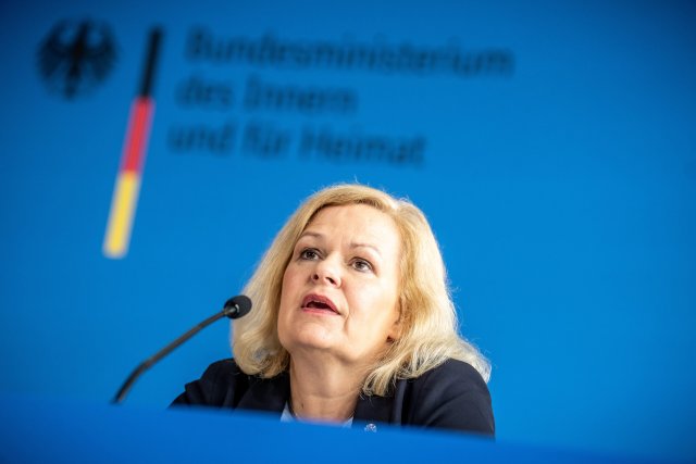 Bundesinnenministerin Nancy Faeser (SPD)