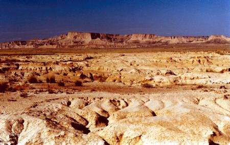 Die W&#252;ste Bardenas in der nordspanischen Provinz Navarra