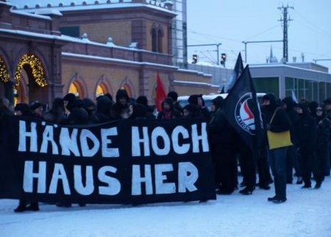 Erfurts Alternative begannen das neue Jahr auf der Stra&#223;e.