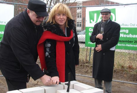 Grundsteinlegung für einen neuen Kindergarten