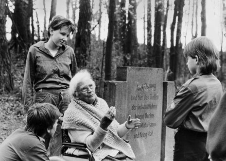 Martha Globig im Jahr 1988 in Stolpe